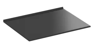 Столешница Good Door из литьевого мрамора, глянцевая 800*470 Черная