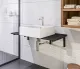 Столешница Good Door из литьевого мрамора, глянцевая 1200*470 Черная