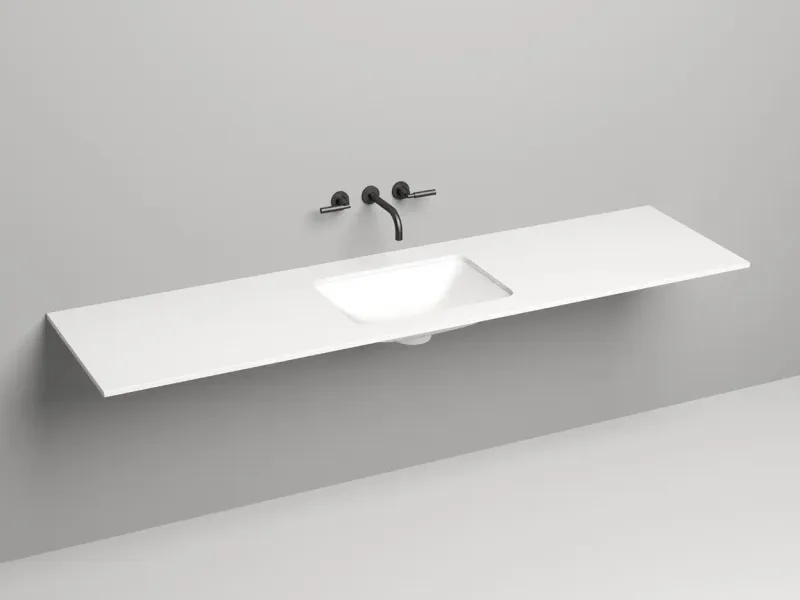 Столешница Salini Costa Plus S-Stone  200221M белый матовый Столешница Salini Costa Plus S-Stone  200221M белый матовый