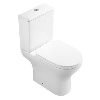 Унитаз-компакт Azario Mist AZ-45T безободковый торнадо белый