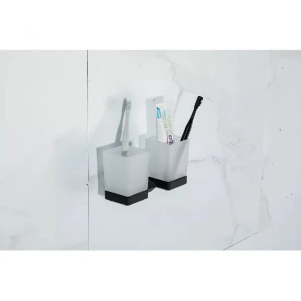 Стакан двойной Gappo G0708-6 чёрный