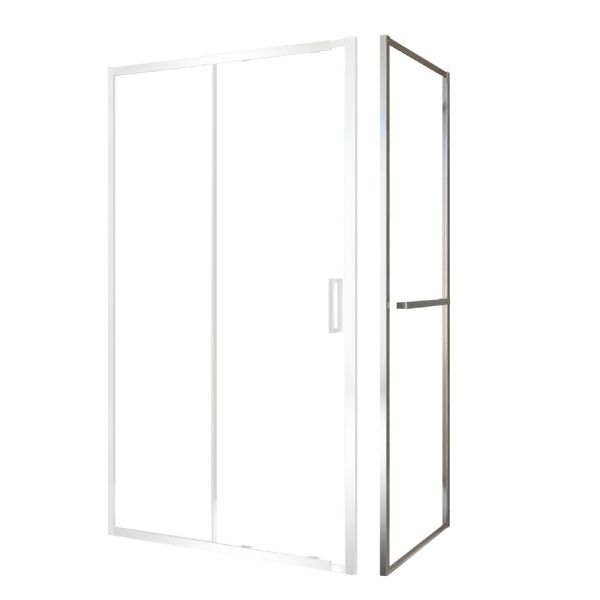 Боковая панель Black&White Stellar Wind 720800 80 см профиль хром стекло прозрачное