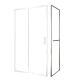 Боковая панель Black&White Stellar Wind 720800 80 см профиль хром стекло прозрачное