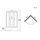 Душевая кабина Niagara Ultra 100x100 NG-709-01 7090164 профиль хром стекло прозрачное