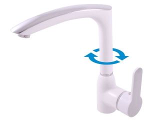 Смеситель для кухни Rav Slezak Zambezi ZA007.5/7CB белый Смеситель для кухни Rav Slezak Zambezi ZA007.5/7CB белый