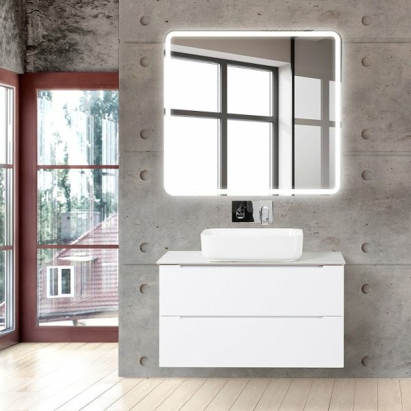Столешница из керамогранита без отверстия под смеситель BelBagno KEP-80-BO-W0