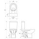 Унитаз Cersanit Street Fusion New Clean On S-KO-SFU011-3/5-COn-S-DL-w с микролифтом