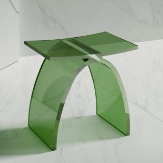 Стульчик для ванной ABBER Kristall AT1739Emerald зелёный