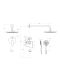 Душевой комплект Cezares Вектор (Stylus) STYLUS-DSET-BORO брашированное золото