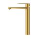 Смеситель для раковины высокий CEZARES STYLUS-LC-BORO-W0 брашированное золото