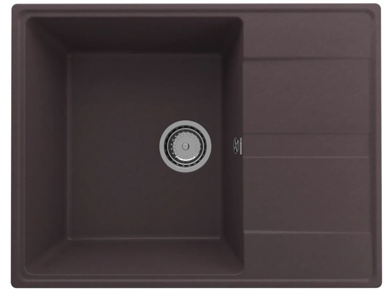 Кухонная мойка Ulgran Quartz Prima 650-06 трюфель