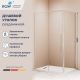 Душевой уголок RGW SV-42 SV-12 + Z-050-2 32324240-011 140x100 см профиль хром стекло прозрачное