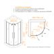 Душевой уголок RGW SV-53B 06325388-14 80x80 см профиль чёрный стекло прозрачное