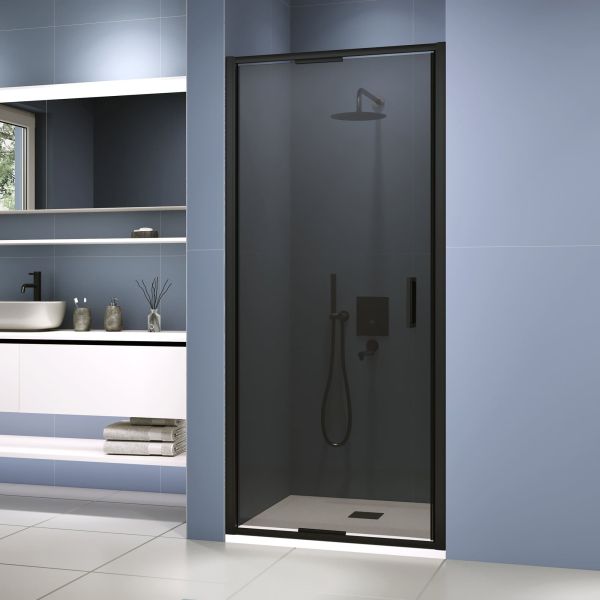Душевая дверь RGW SV-05-2B 703205210-34 100 см профиль чёрный стекло тонированное