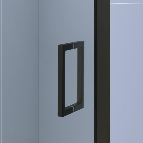 Душевая дверь RGW SV-05-2B 703205208-14 80 см профиль чёрный стекло прозрачное