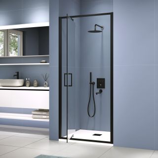 Душевая дверь RGW SV-05-2B 703205208-14 80 см профиль чёрный стекло прозрачное