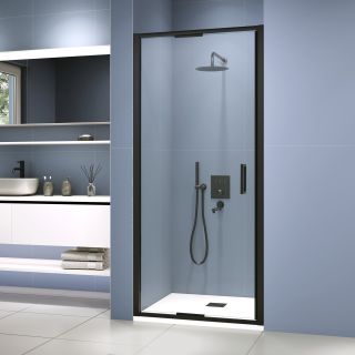 Душевая дверь RGW SV-05-2B 703205208-14 80 см профиль чёрный стекло прозрачное