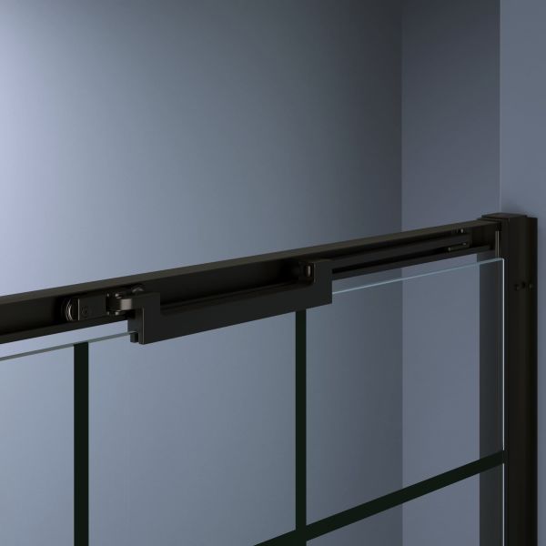 Душевая дверь RGW SV-05-2B 703205210-194 100 см профиль чёрный стекло прозрачное