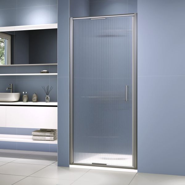 Душевая дверь RGW SV-05-2Gr 703205209-1510 90 см профиль серый стекло ребристое