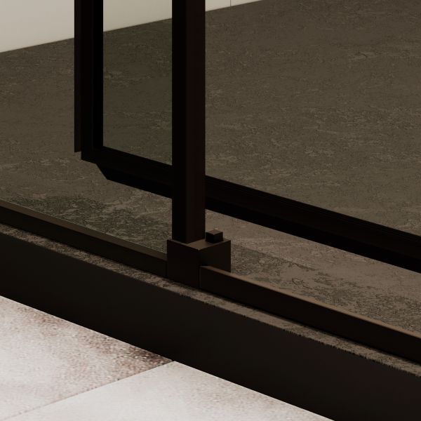 Душевой уголок RGW SV-42B SV-12B + Z-050-2B 32324274-014 140x70 см профиль чёрный стекло прозрачное