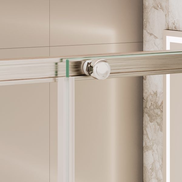 Душевой уголок RGW SV-42 SV-12 + Z-050-2 32324240-011 140x100 см профиль хром стекло прозрачное