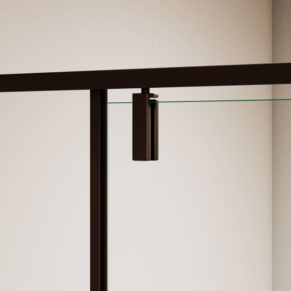 Душевой уголок RGW SV-33B 06323300-14 100x100 см профиль чёрный стекло прозрачное