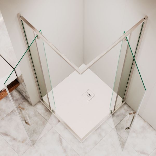 Душевой уголок RGW SV-33 06323399-11 90x90 см профиль хром стекло прозрачное