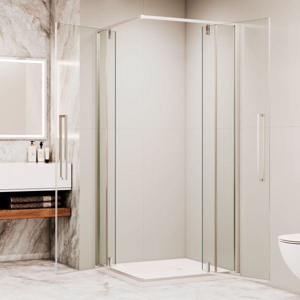 Душевой уголок RGW SV-33 06323399-11 90x90 см профиль хром стекло прозрачное