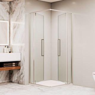 Душевой уголок RGW SV-33 06323399-11 90x90 см профиль хром стекло прозрачное