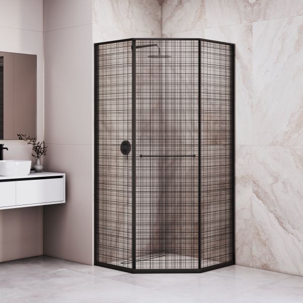 Душевой уголок RGW SV-82B "L" 33328299-244L 90x90 см чёрный