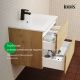 Тумба с раковиной IDDIS Билд (Bild) BIL60V0i95K 60 см дуб светлый