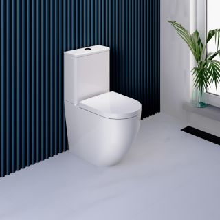 Унитаз напольный RGW SW-03 67420103-01 безободковый белый