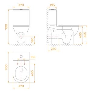 Унитаз напольный RGW SW-05 67420105-01 безободковый белый