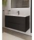Тумба c раковиной Agger Свит SWE1000ETBL-31000W 100 см чёрный матовый