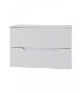 Тумба c раковиной Agger Свит SWE800ETWH-3800W 80 см белый матовый