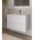 Тумба c раковиной Agger Свит SWE800ETWH-3800W 80 см белый матовый