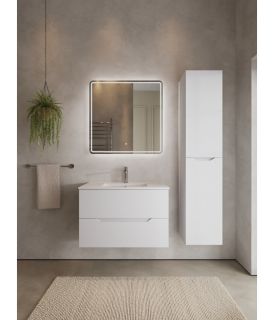 Тумба c раковиной Agger Свит SWE800ETWH-3800W 80 см белый матовый