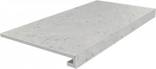 Ступень Kerama Marazzi SG632420R\GCF клееная Терраццо серый светлый 33x60x0,9