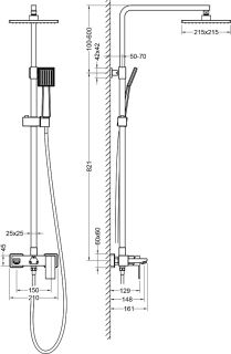 Душевая система Timo Selene SX-1030/00 хром Душевая система Timo Selene SX-1030/00 хром