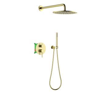 Душевой комплект Timo Saona SX-2369/17SM золото матовое Душевой комплект Timo Saona SX-2369/17SM золото матовое