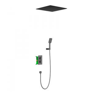 Душевая система Timo Petruma SX-5029/03SM с термостатом черный