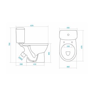 Унитаз напольный Santek Бореаль с сиденьем дюропласт Soft-close, антивсплеск 1WH302146 Унитаз напольный Santek Бореаль с сиденьем дюропласт Soft-close, антивсплеск 1WH302146