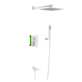 Душевой комплект Timo Selene SX-3069/16SM белый матовый