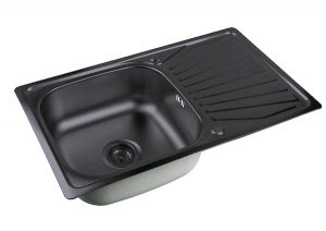 Мойка кухонная Zorg Inox PVD SZR 7848  GRAFIT