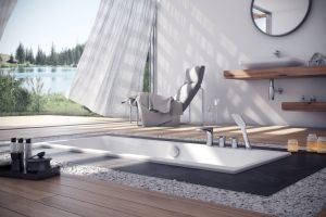 Ванна акриловая EXCELLENT Pryzmat Slim 180x80