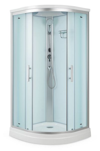 Душевая кабина Timo PDS T-6601PDS 100x100 см профиль хром стекло матовое