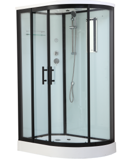 Timo Standart T-6602 Black L душевая кабина (120*85*220) Timo Standart T-6602 Black L душевая кабина (120*85*220)