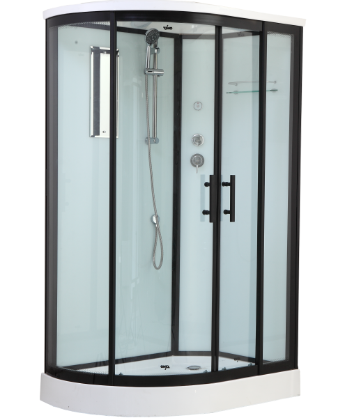 Timo Standart T-6602 Black R душевая кабина (120*85*220)