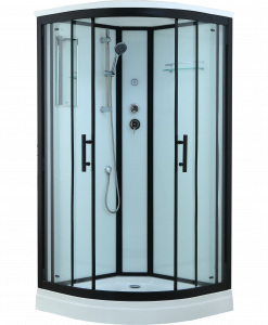 Timo Standart T-6601 B Black душевая кабина (100*100*220)