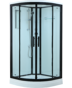 Timo Standart T-6609 B Black душевая кабина (90*90*220)